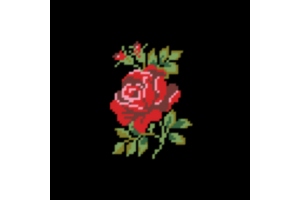 Дизайн (схема для вишивання) "Rose (Троянда)" EP025